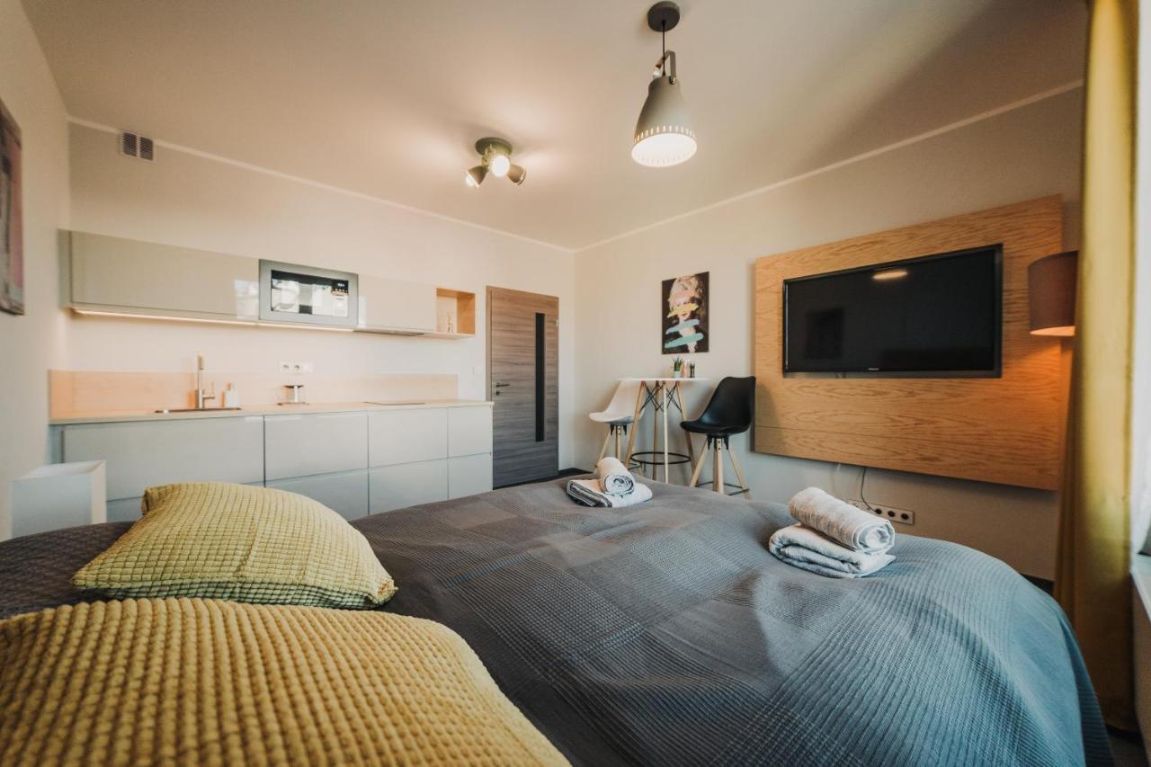 Beautiful New Studio, 400M From The Square Apartment Plzen Luaran gambar